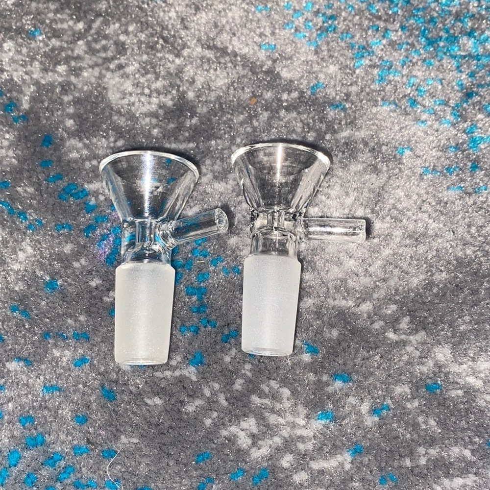 14mm glass decorative bowls (2 Pack)